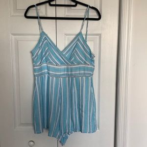Blue romper
